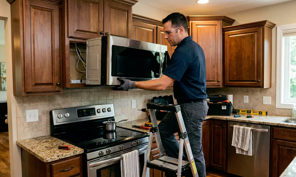 Microwave Installation in Norwalk, CT