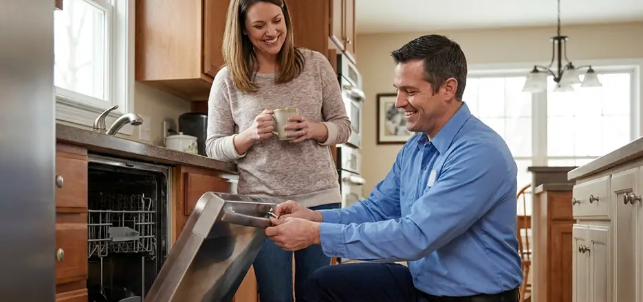 Dishwasher Latch Handle Replacement in Norwalk