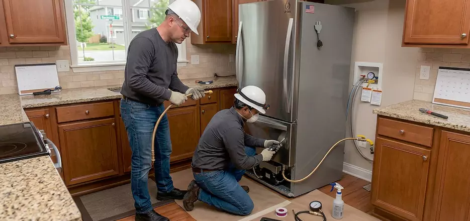Propane Refrigerator Installation in Norwalk